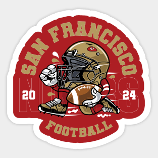 San Francisco Football Sticker